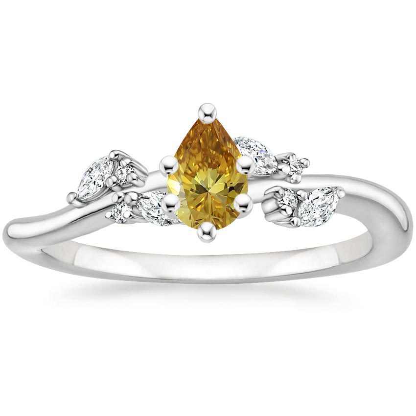 14K White Gold Arden Diamond Ring (1/6 ct. tw.), large top view