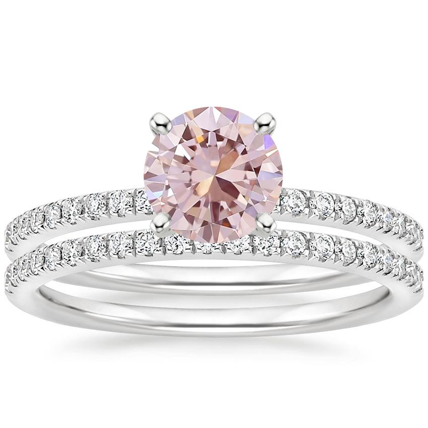 18K White Gold Ballad Diamond Bridal Set (1/3 ct. tw.)