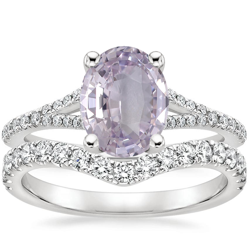 18K White Gold Flair Diamond Ring with Luxe Flair Diamond Ring (1/3 ct. tw.)