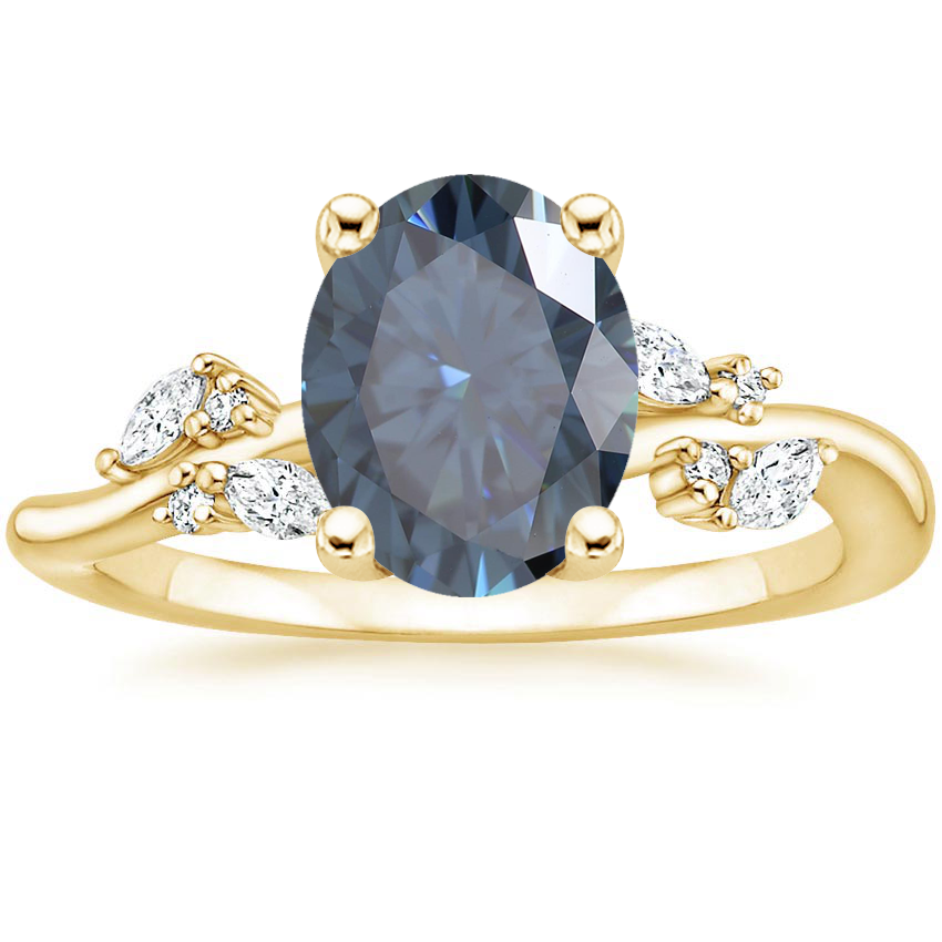 14K Yellow Gold Arden Diamond Ring (1/6 ct. tw.), large top view