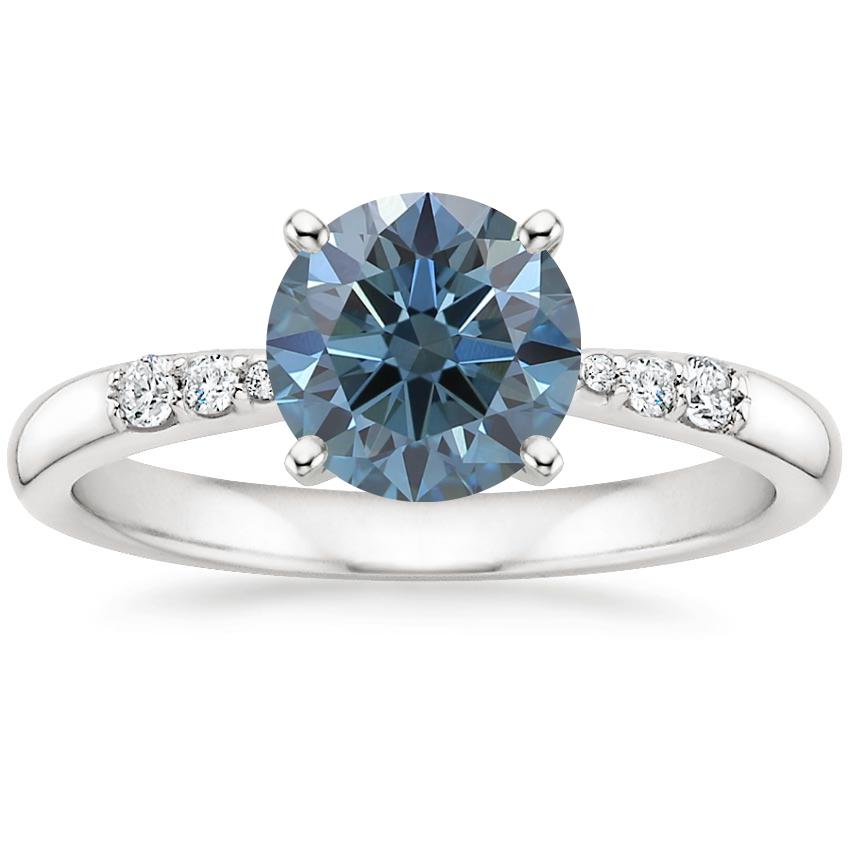 Platinum Lark Diamond Ring, large top view