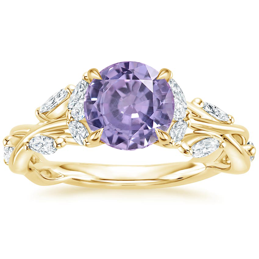 14K Yellow Gold Secret Garden Diamond Ring (1/2 ct. tw.), large top view
