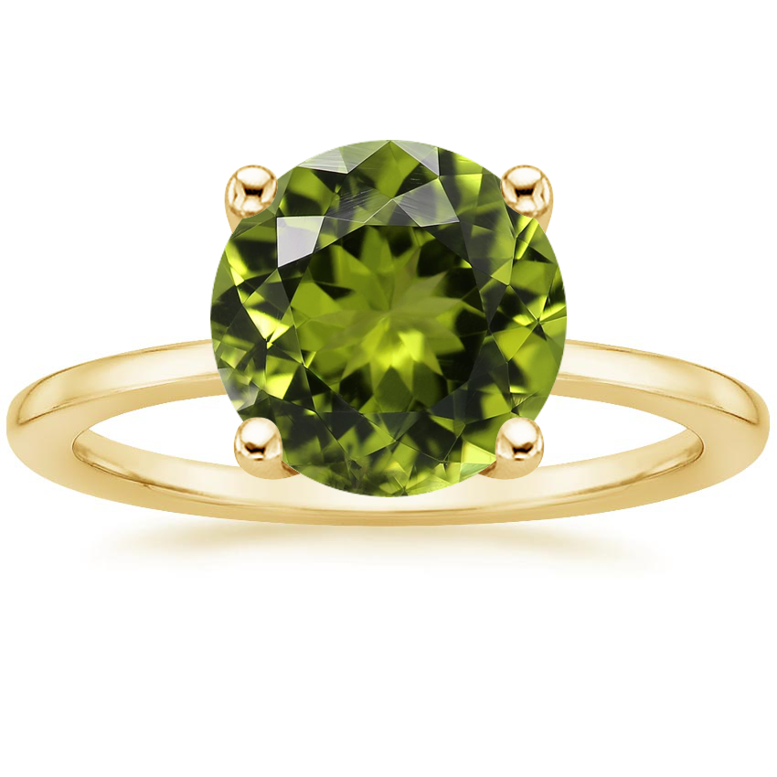 18K Yellow Gold Haven Diamond Ring, large top view