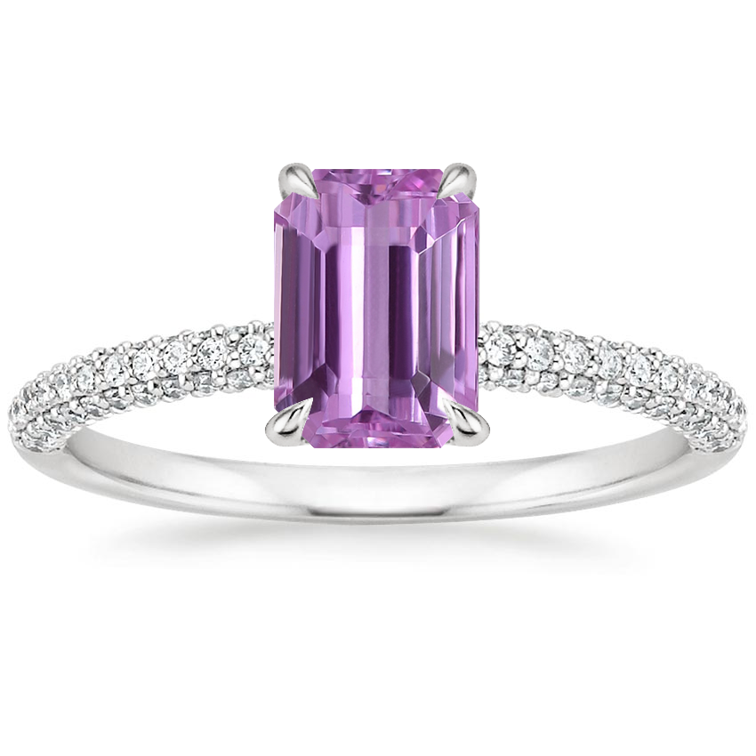 Platinum Valencia Diamond Ring (1/3 ct. tw.), large top view