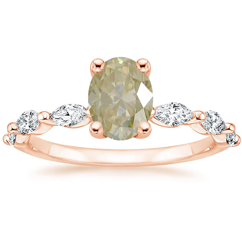 14K Rose Gold Joelle Diamond Ring (1/3 ct. tw.), large top view