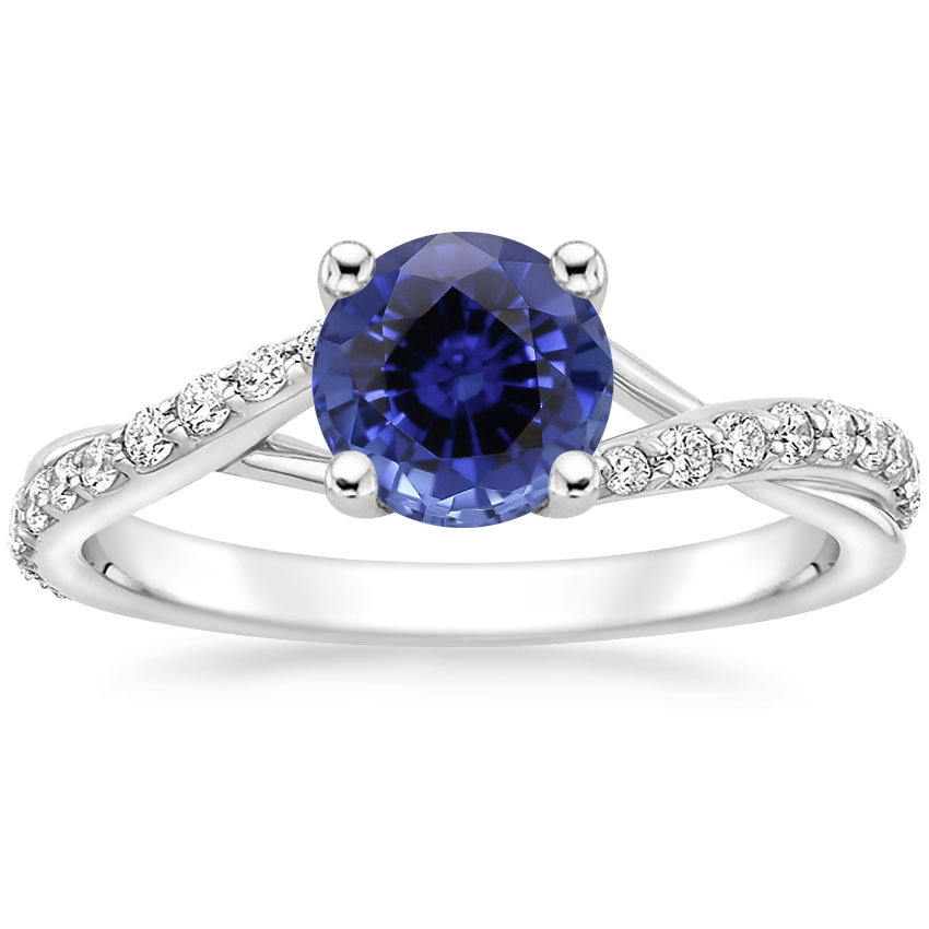 Sapphire Luxe Chamise Diamond Ring (1/5 ct. tw.) in 18K White Gold