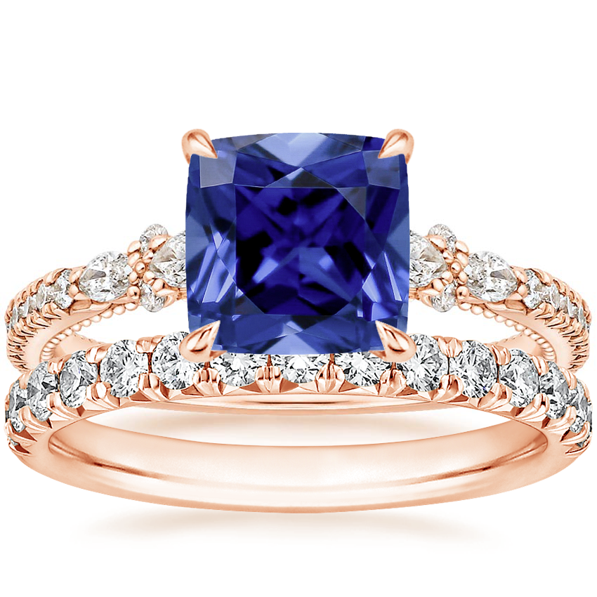 14K Rose Gold Primrose Diamond Ring with Sienna Diamond Ring (1/2 ct. tw.)