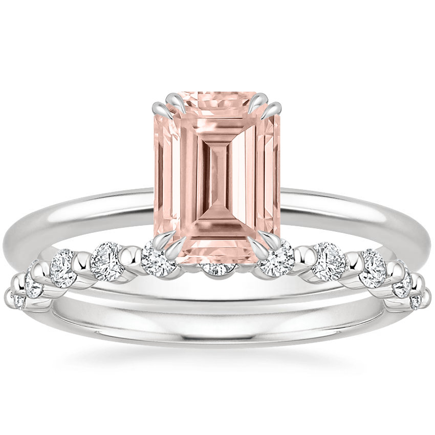 18K White Gold Aveline Ring with Marseille Diamond Ring (1/3 ct. tw.)