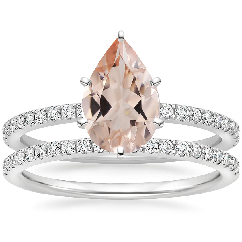 18K White Gold Luxe Ballad Diamond Ring 1 4 ct. tw. with Ballad