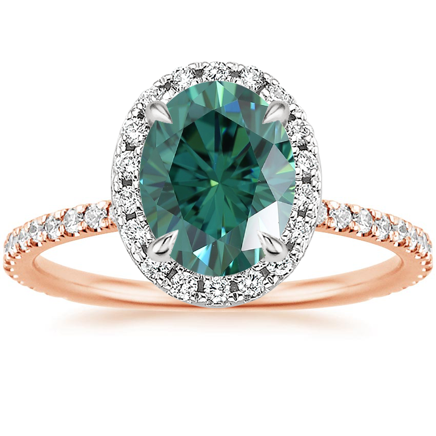 14K Rose Gold Mixed Metal Waverly Diamond Ring (1/2 ct. tw.), large top view