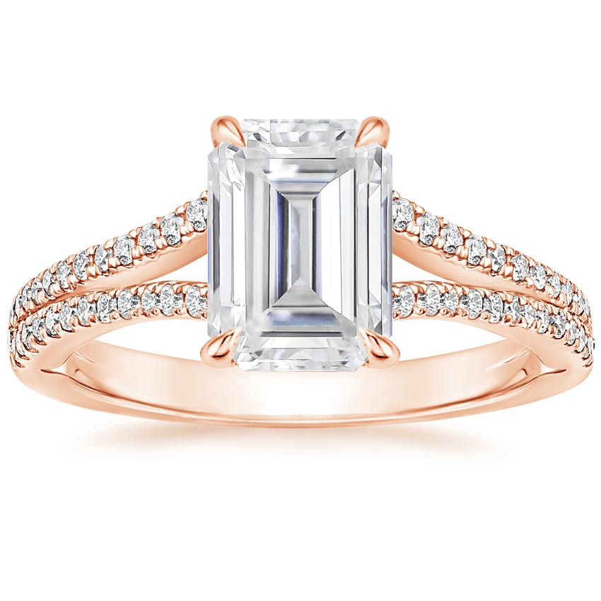 14K Rose Gold Icon Diamond Ring (1/3 ct. tw.), large top view