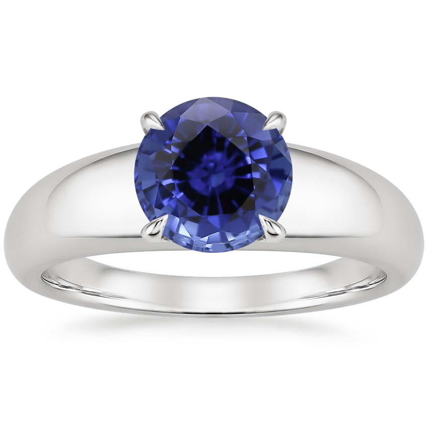 Sapphire Adrian Ring in 18K White Gold