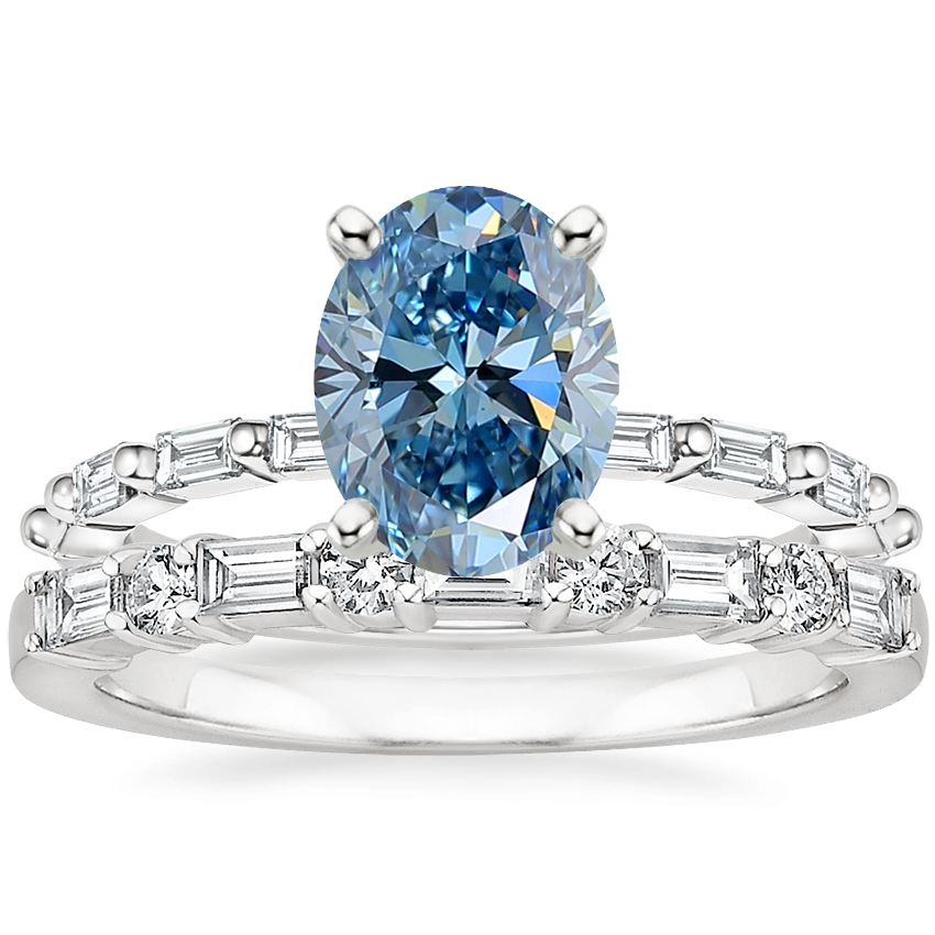 18K White Gold Dominique Diamond Ring 1 3 ct. tw. with Leona Diamond Ring 1 3 ct. tw