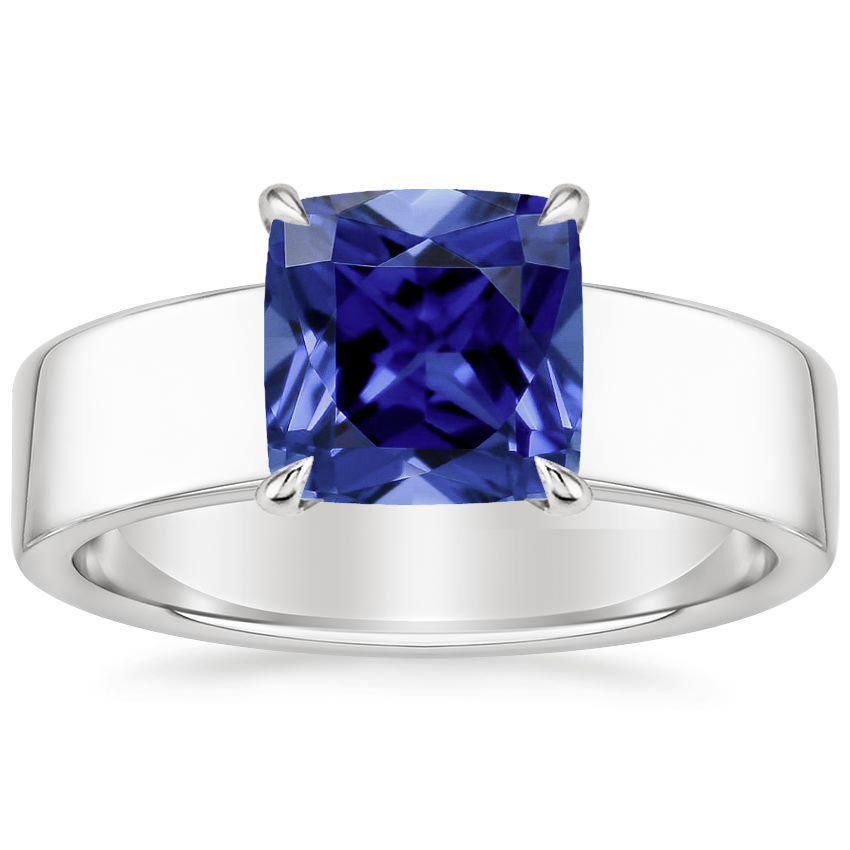 Sapphire Alden Diamond Ring in 18K White Gold