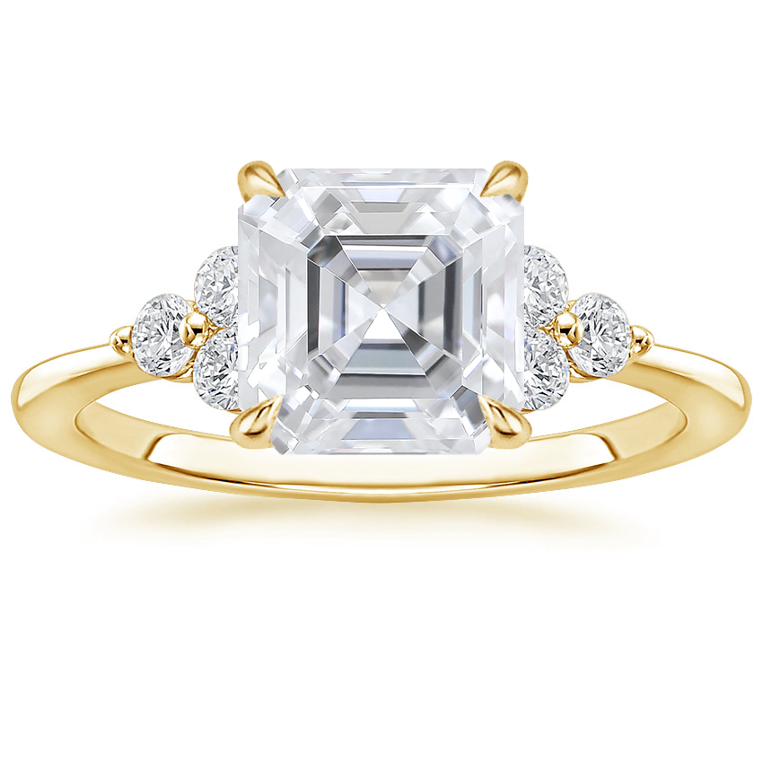 18K Yellow Gold Luxe Melody Diamond Ring (1/5 ct. tw.), large top view