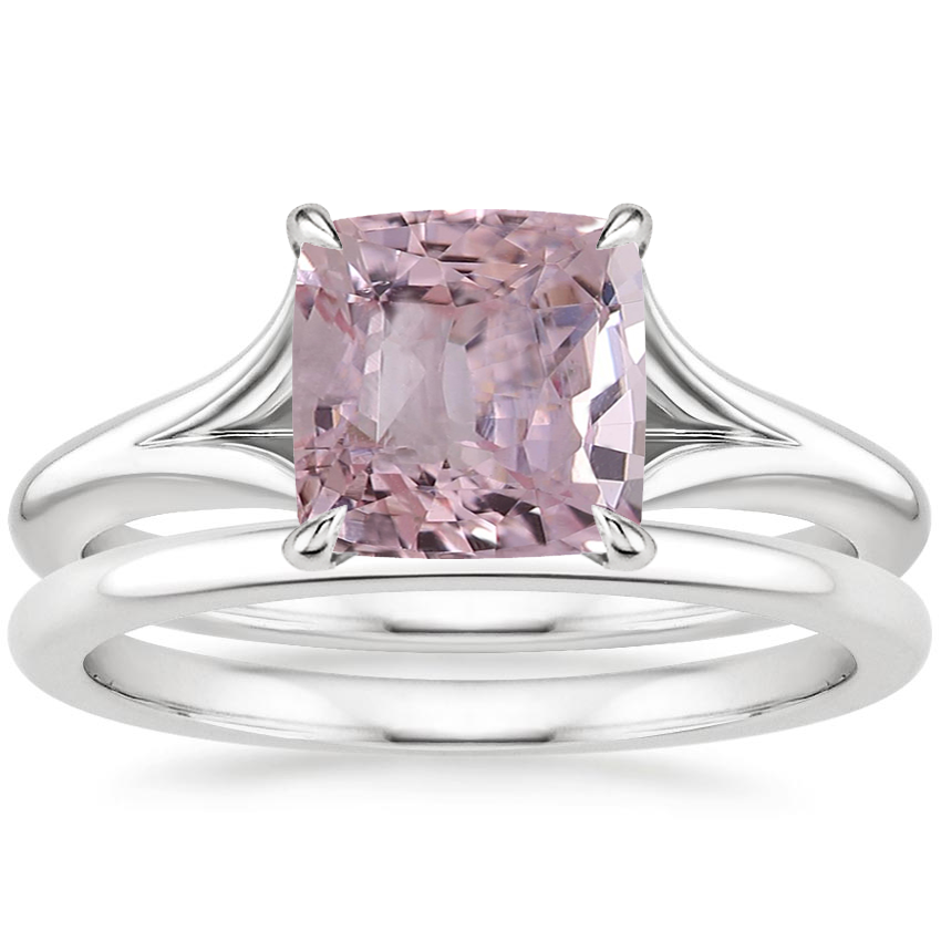 18K White Gold Reverie Bridal Set Brilliant Earth