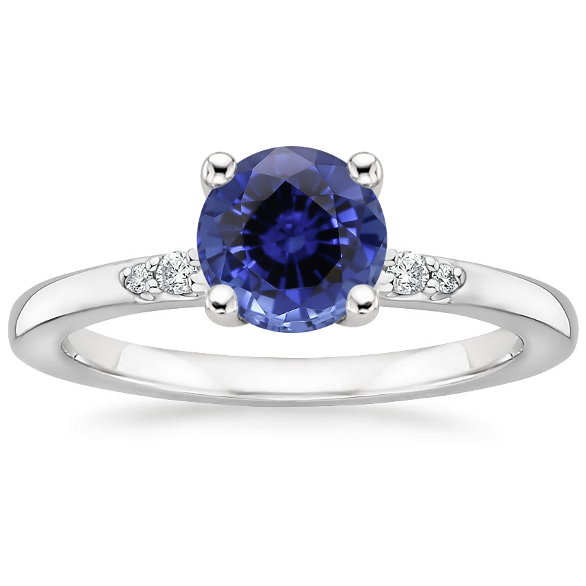 Sapphire Petite Perfect Fit Diamond Ring in 18K White Gold