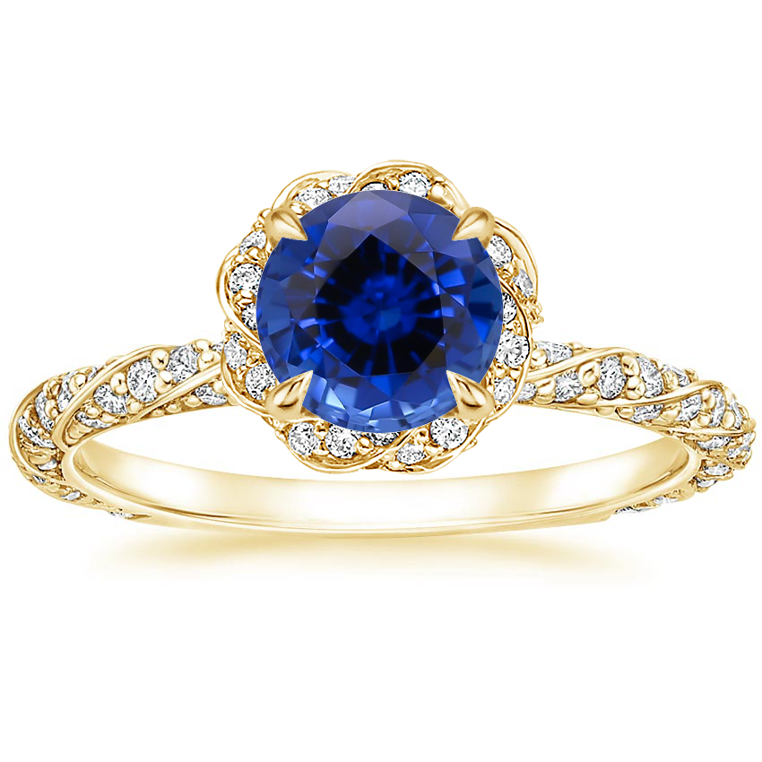 Sapphire Nova Diamond Ring (1/2 ct. tw.) in 18K Yellow Gold