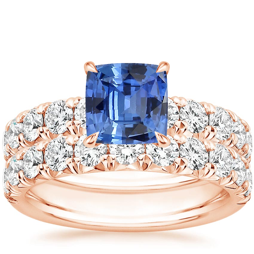 14K Rose Gold Ellora Diamond Bridal Set