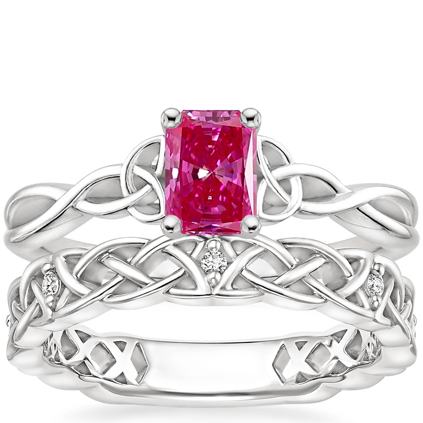 Entwined celtic love knot ring 2025