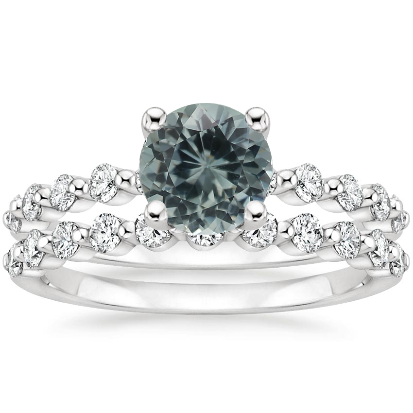 18K White Gold Marseille Diamond Bridal Set (1/2 ct. tw.)