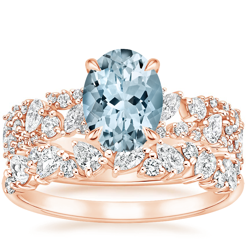 14K Rose Gold Glacé Diamond Ring (3/4 ct. tw.) with Olivetta Diamond Ring