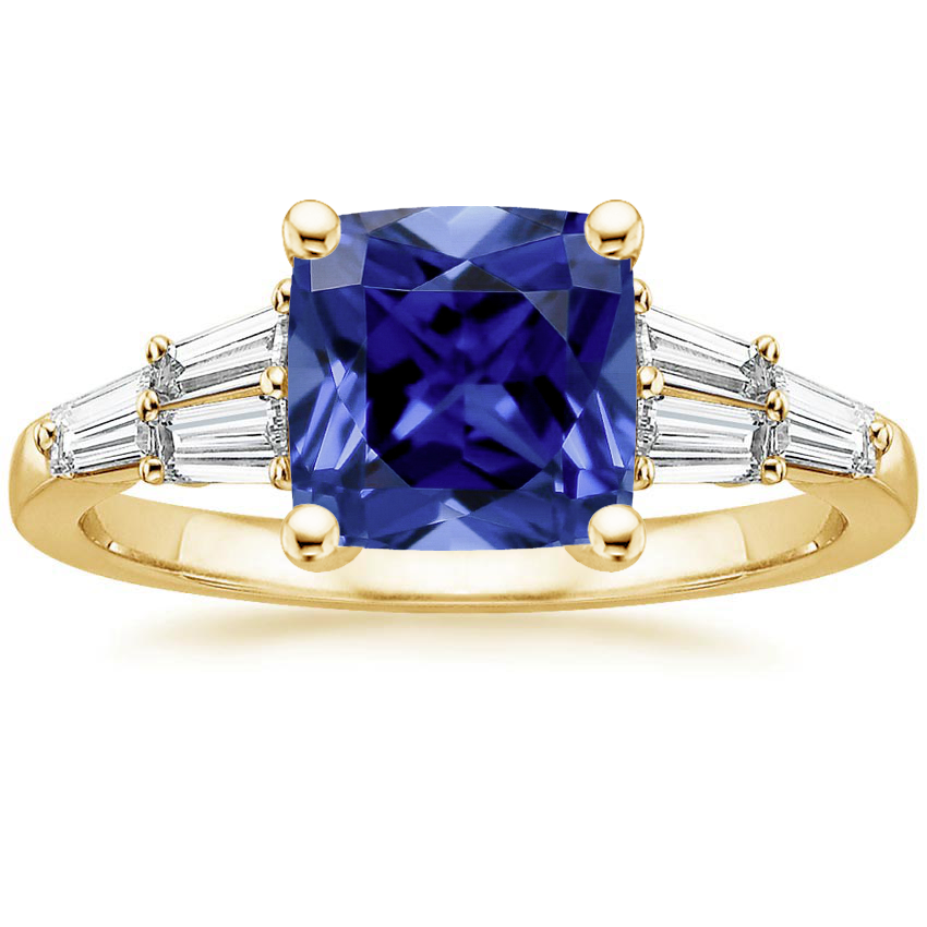Sapphire Harlow Diamond Ring (1/2 ct. tw.) in 18K Yellow Gold