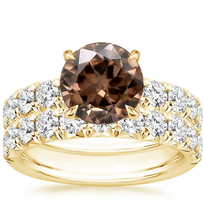 18K Yellow Gold Ellora Diamond Bridal Set