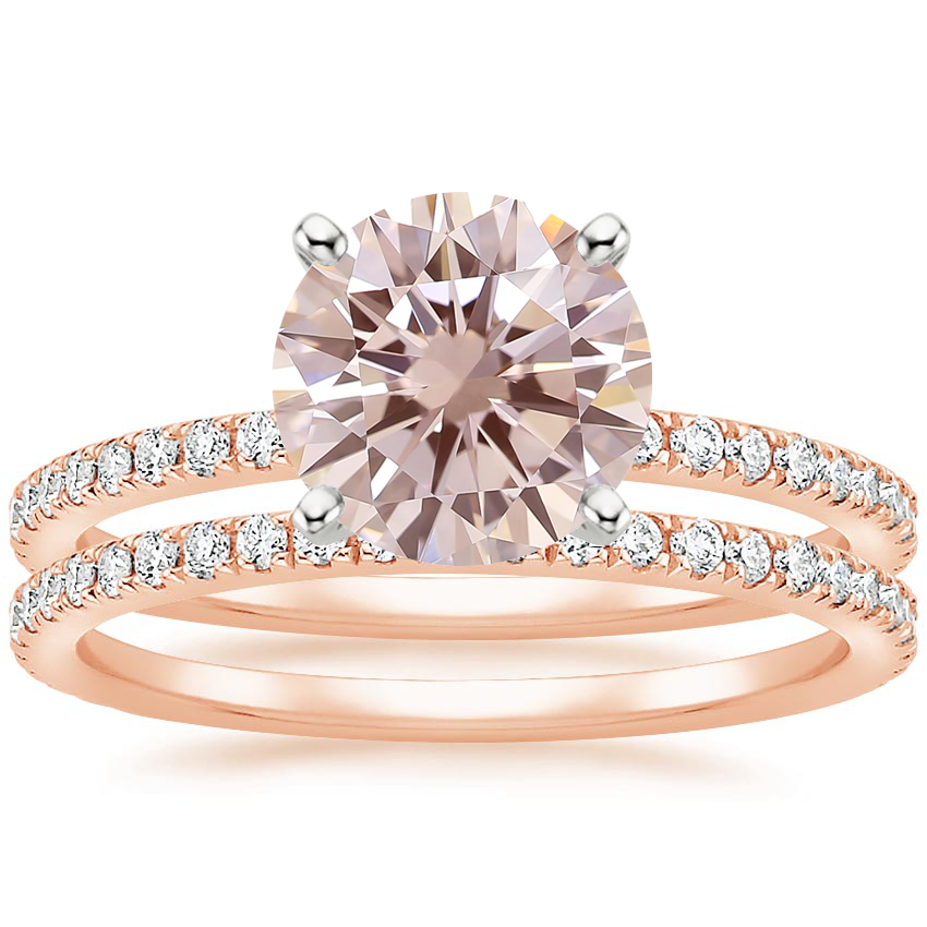 14K Rose Gold Luxe Ballad Bridal Set (1/2 ct. tw.)