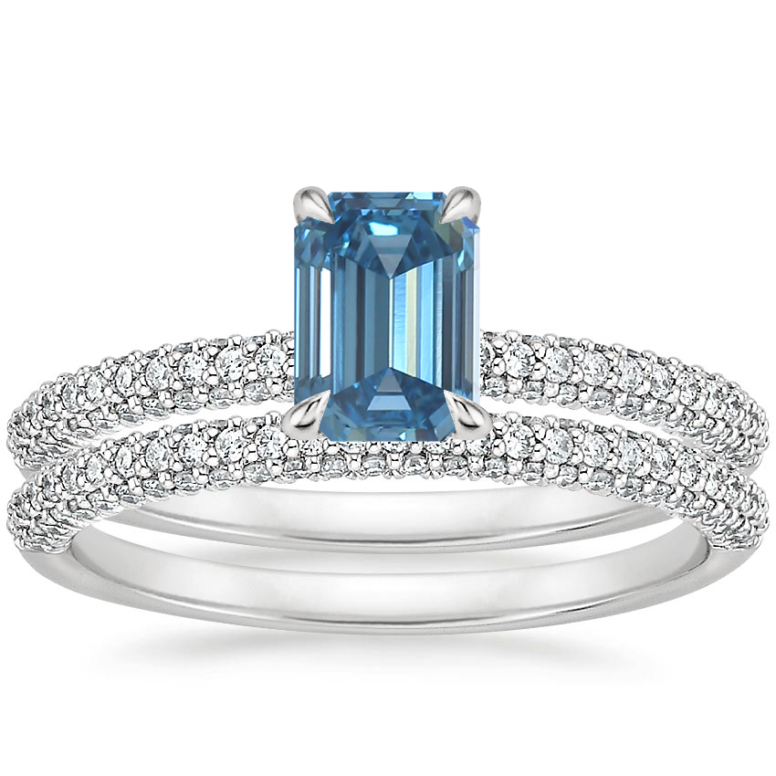 18K White Gold Valencia Diamond Bridal Set (5/8 ct. tw.)