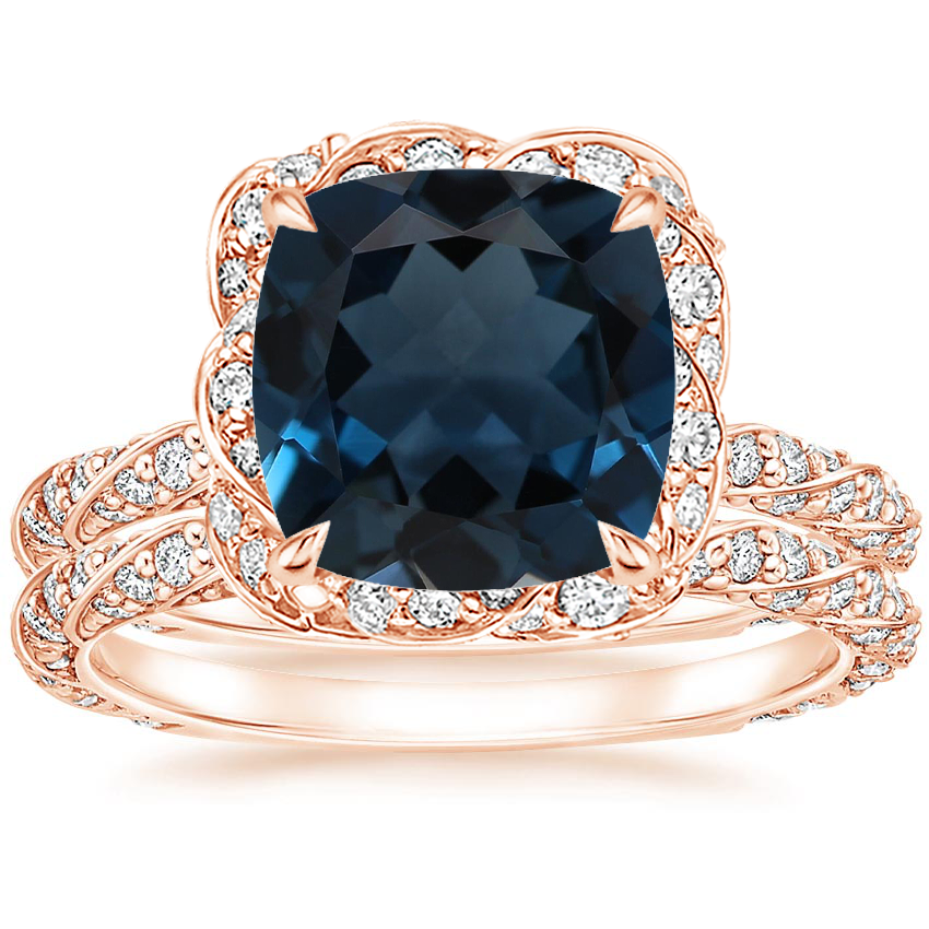 14K Rose Gold Nova Diamond Bridal Set (3/4 ct. tw.)
