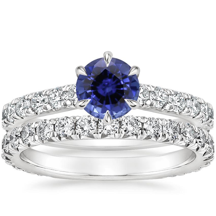 PT Sapphire Luxe Sienna Diamond Bridal Set (1 1/8 ct. tw.), top view