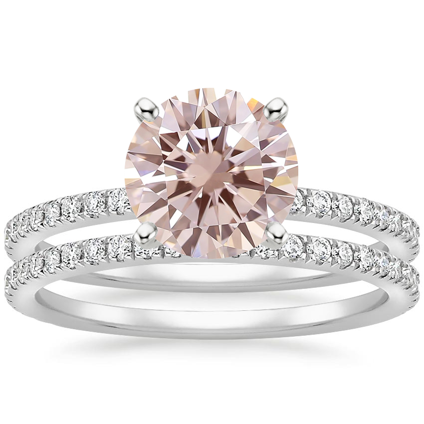 18K White Gold Luxe Ballad Bridal Set (1/2 ct. tw.)