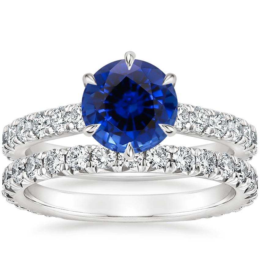 PT Sapphire Luxe Sienna Diamond Bridal Set (1 1/8 ct. tw.), top view