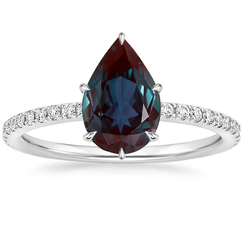 Platinum Perfect Fit Three-Quarter Diamond Ring (1/4 ct. tw.), large top view