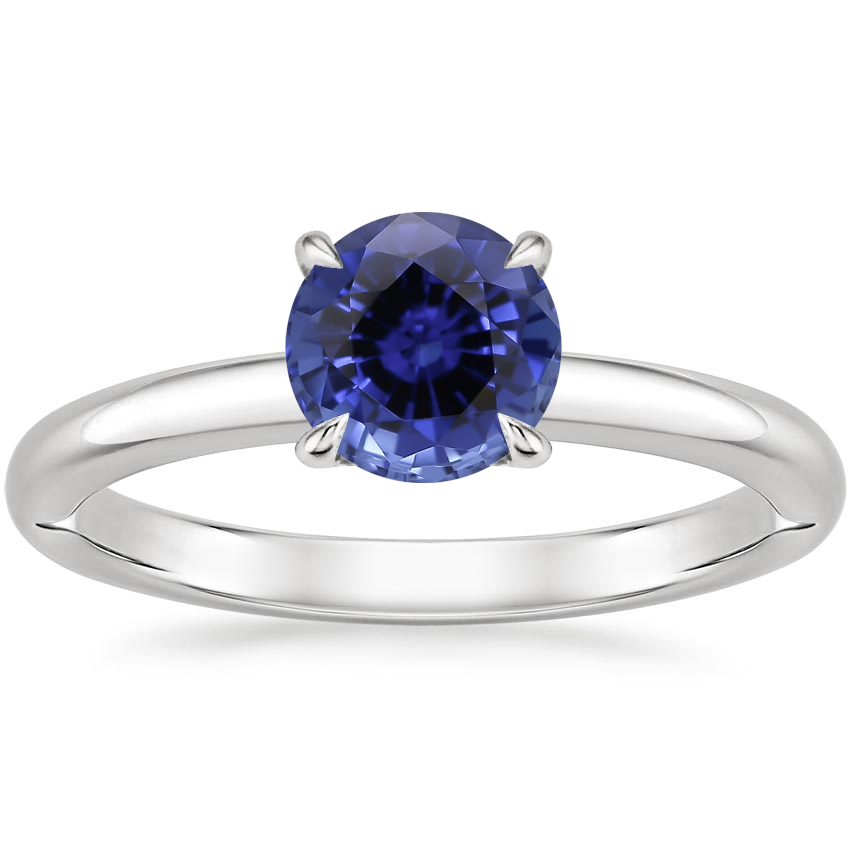 Sapphire Heritage Diamond Ring in Platinum