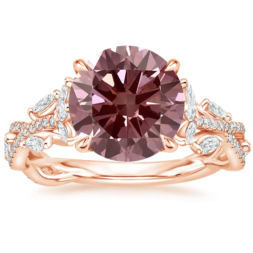 14K Rose Gold Luxe Secret Garden Diamond Ring (3/4 ct. tw.), large top view