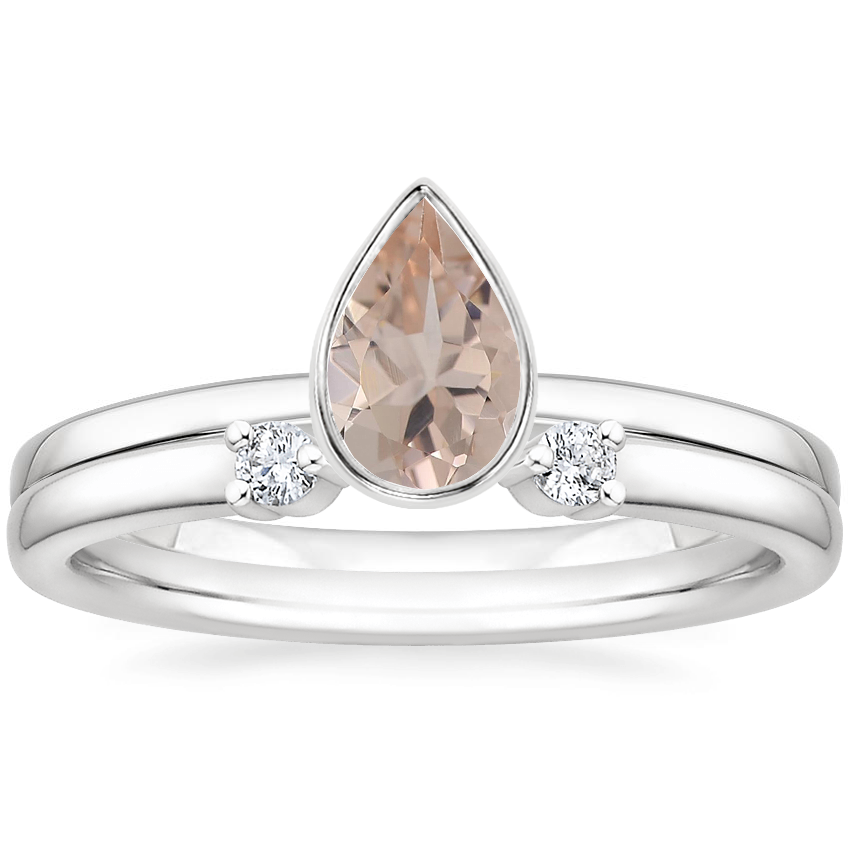Platinum Noemi Ring with Wren Diamond Ring