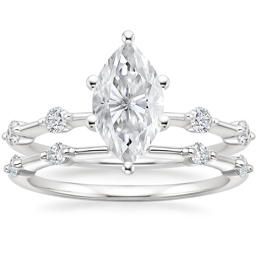 Platinum Aimee Diamond Bridal Set