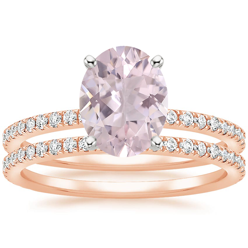 14K Rose Gold Luxe Ballad Bridal Set (1/2 ct. tw.)
