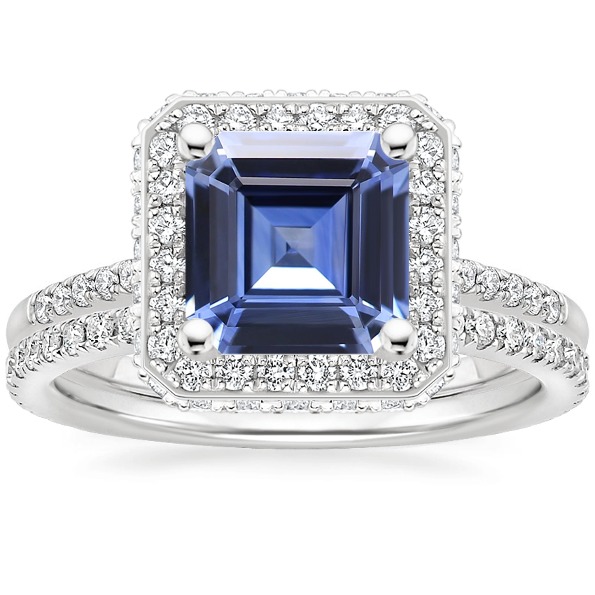18K White Gold Audra Diamond Ring with Luxe Ballad Diamond Ring (1/4 ct. tw.)