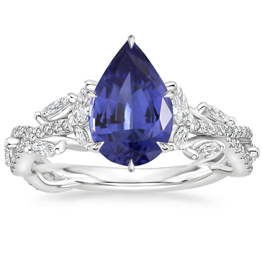 18K White Gold Luxe Secret Garden Diamond Ring (3/4 ct. tw.), large top view