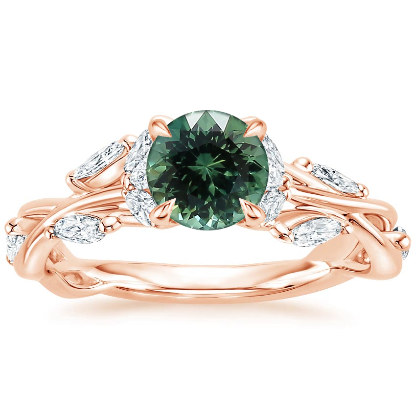 14K Rose Gold Secret Garden Diamond Ring (1/2 ct. tw.), large top view
