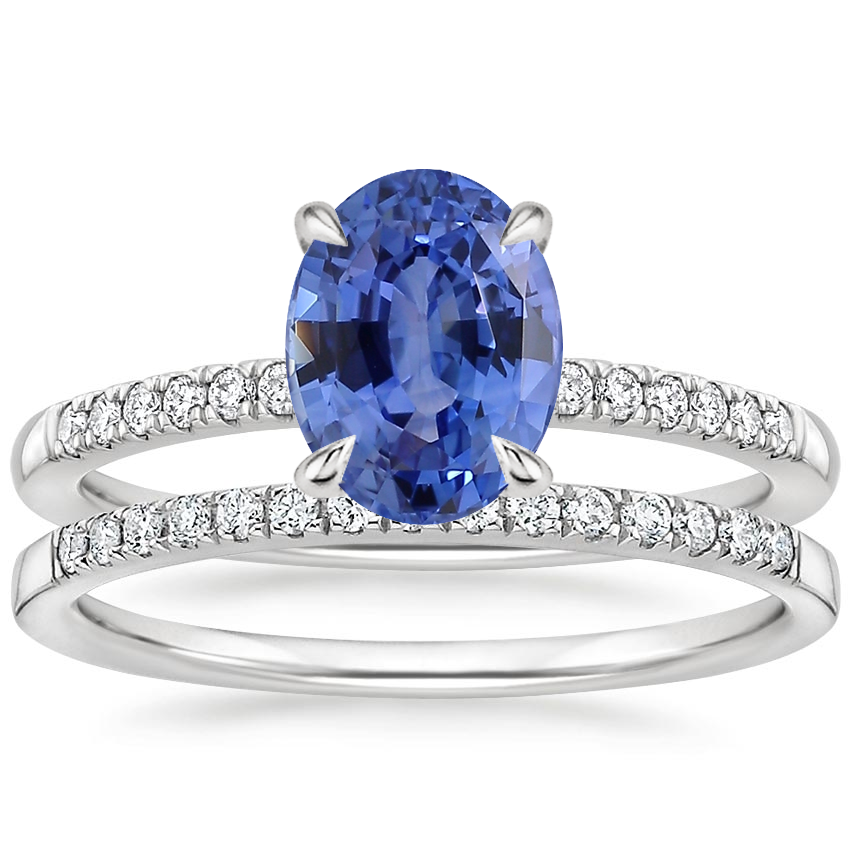 18K White Gold Petite Viviana Diamond Bridal Set (1/4 ct. tw.)