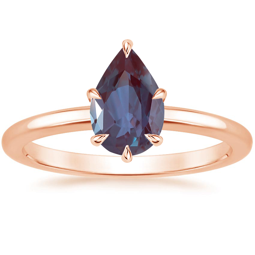 14K Rose Gold Esme 1.8mm Ring, large top view