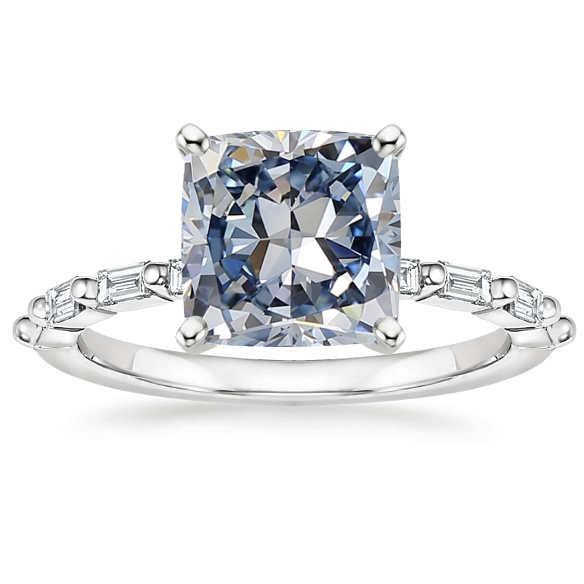 18K White Gold Dominique Diamond Ring (1/3 ct. tw.), large top view