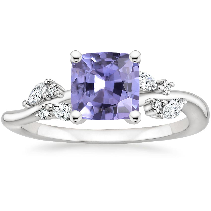 Platinum Arden Diamond Ring, large top view