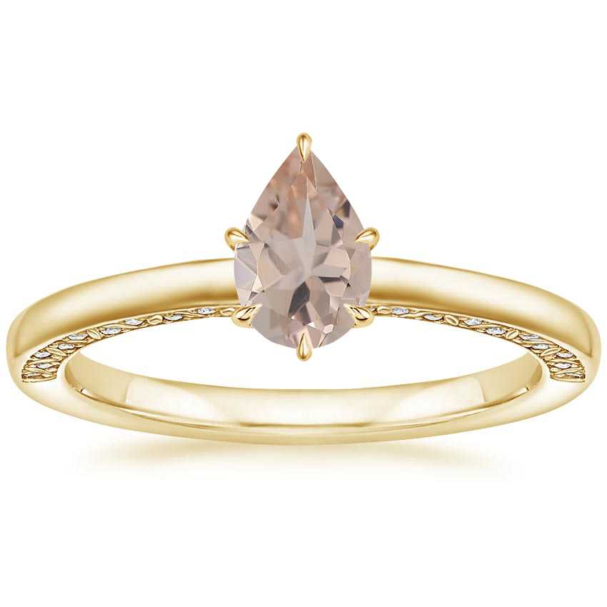 18K Yellow Gold Liliana Diamond Ring, large top view