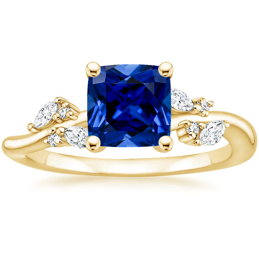 14K Yellow Gold Arden Diamond Ring (1/6 ct. tw.), large top view