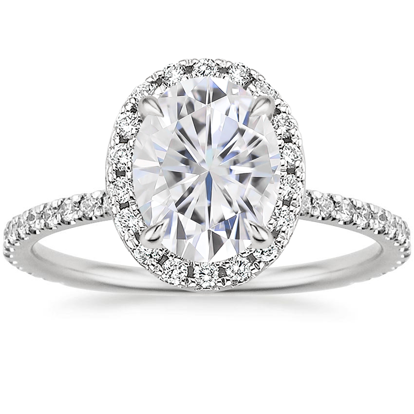 Brilliant sales earth moissanite